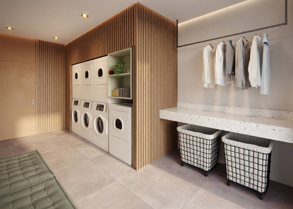 Vila Olímpia Residencial by Passarelli - Lavanderia