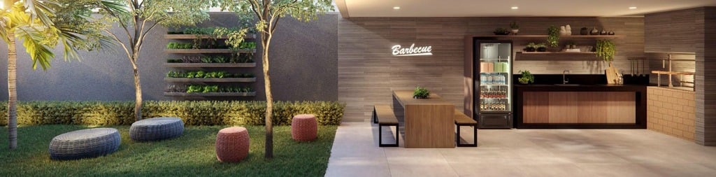 Vila Olímpia Residencial by Passarelli - Churrasqueira