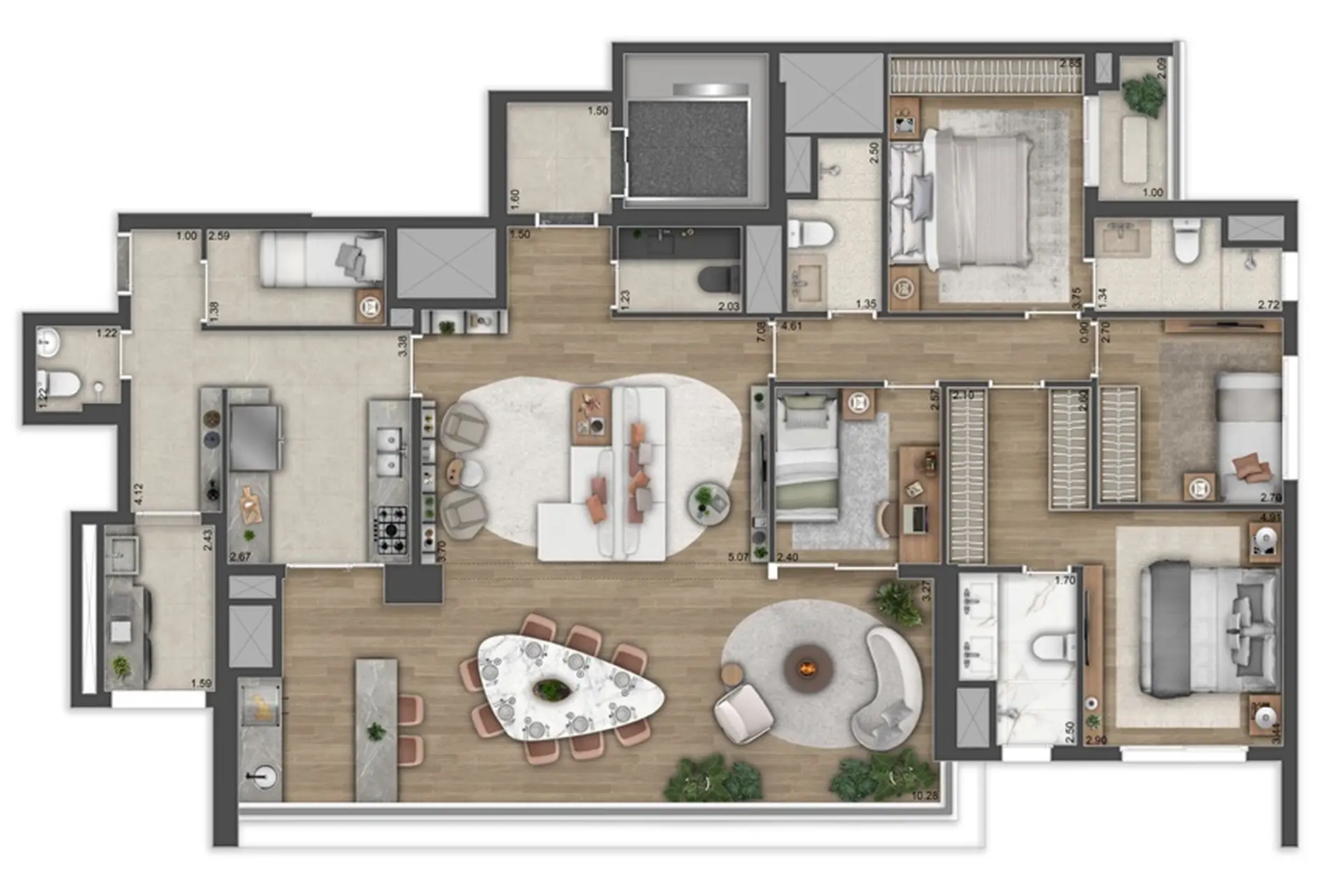 Planta 4 – Haus Mitre Edition NY