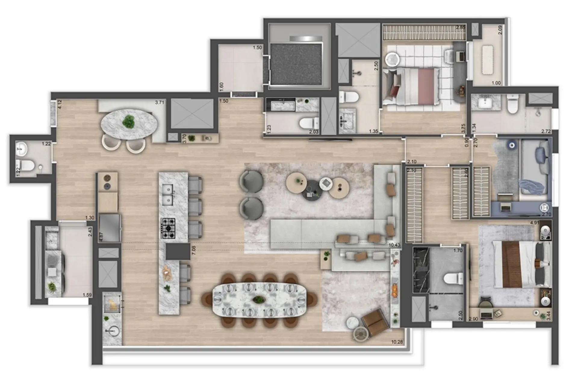 Planta 3 – Haus Mitre Edition NY