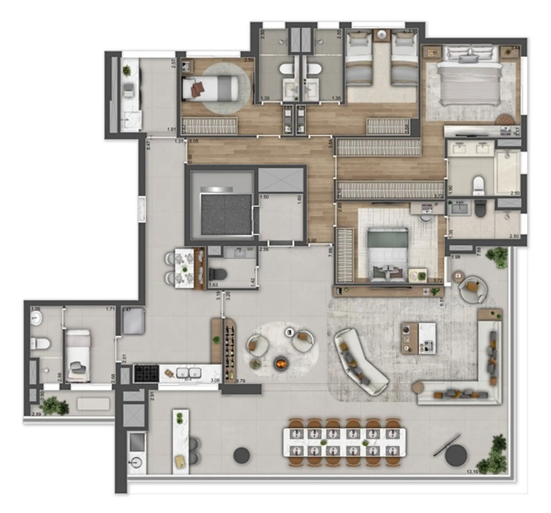 Planta 2 – Haus Mitre Edition NY