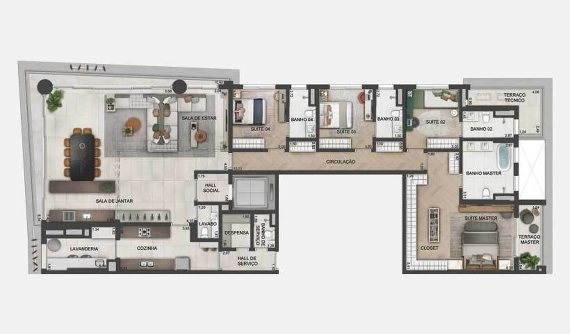 Planta 1 – Lindenberg Vista Brooklin
