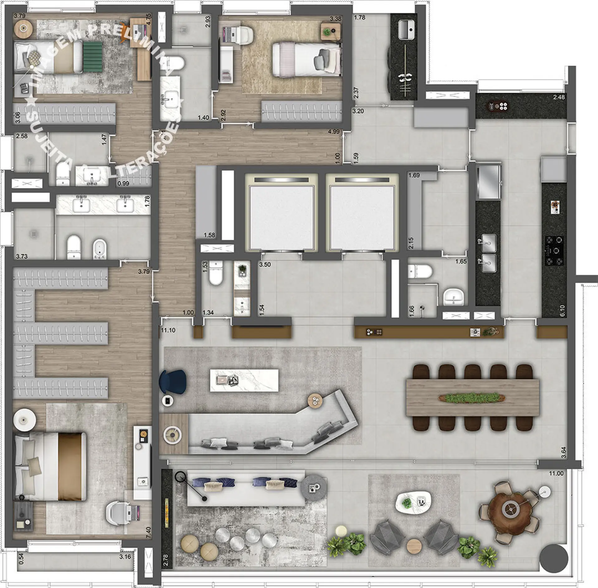 Planta 1 – Park Avenue