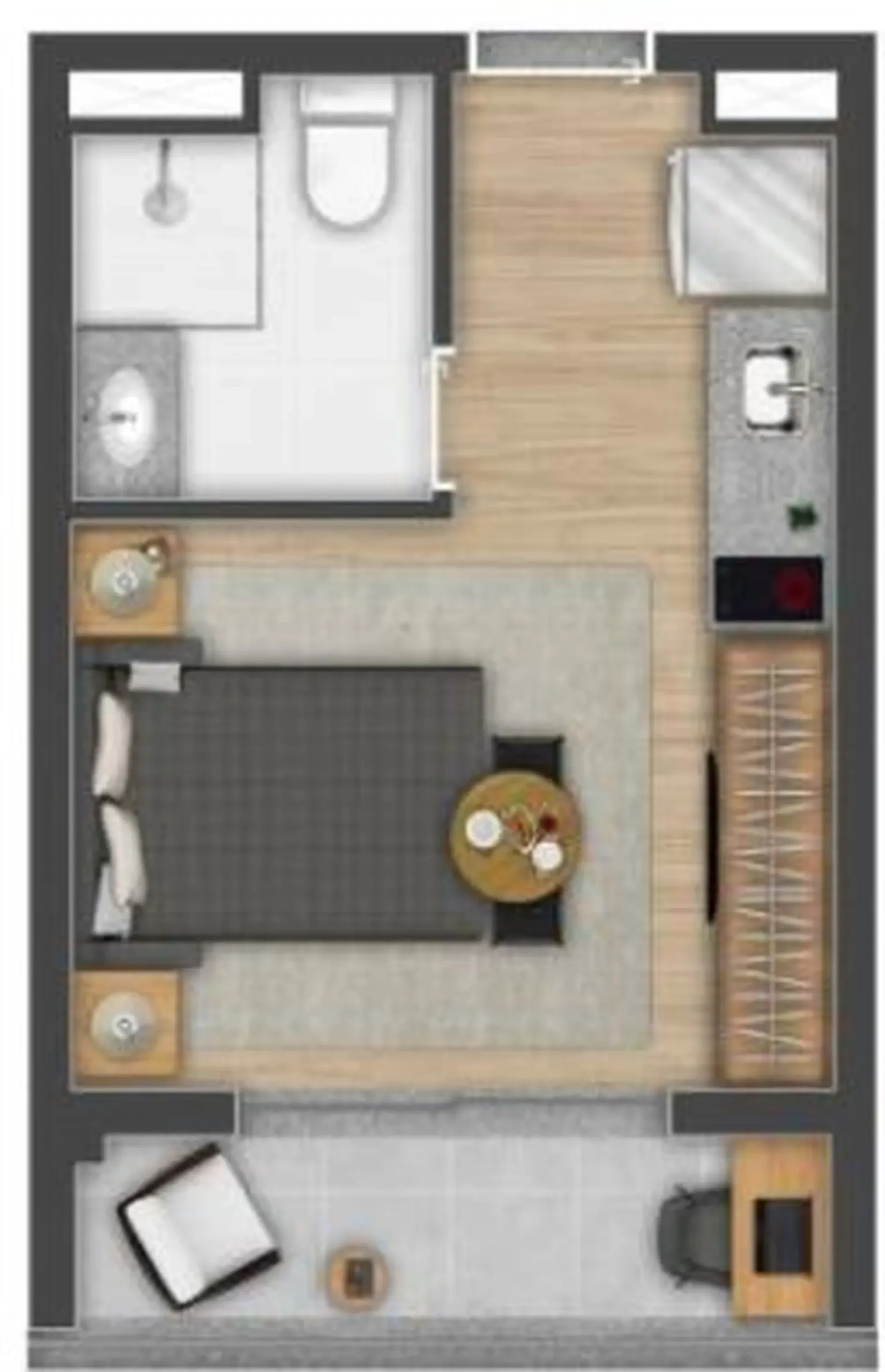 Planta 1 – Zip Brooklin