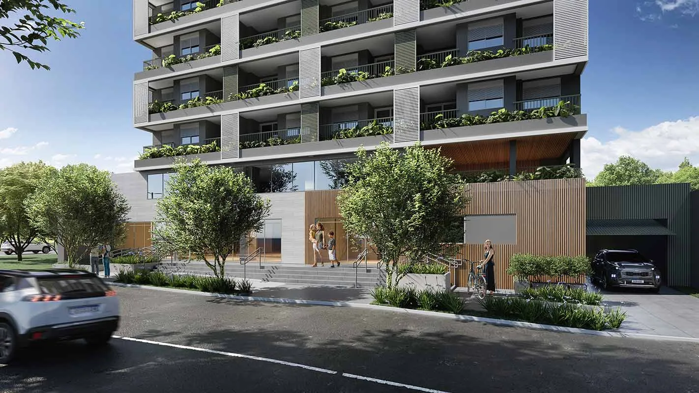 Fachada Nex One Jurupis – Moema
