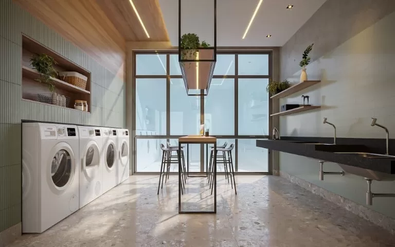Grand Club Home Spaces Alto da Boa Vista - Lavanderia