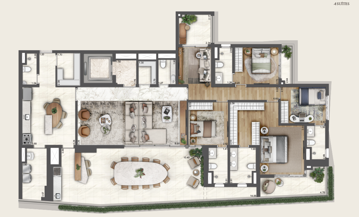 258 m² – Heaven Residences by YOO
