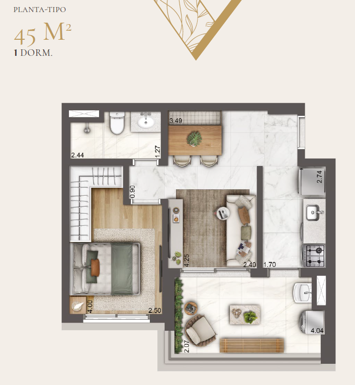 Heaven by Yoo - Torre Apartments - 45m²
