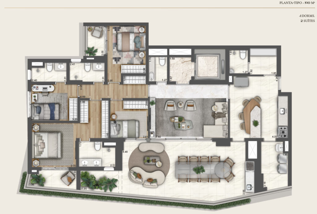 Heaven by Yoo - Torre Residences - 190m²