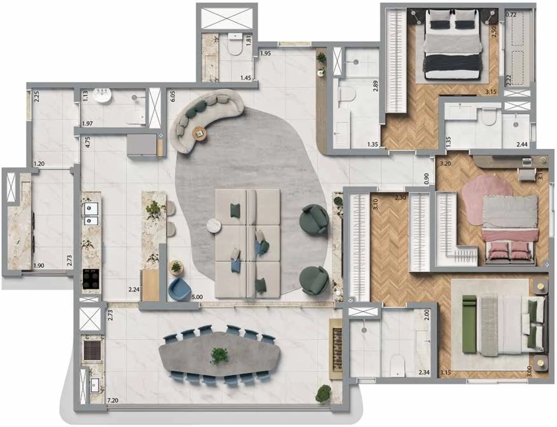 Planta 3 – Home Boutique Anália Franco
