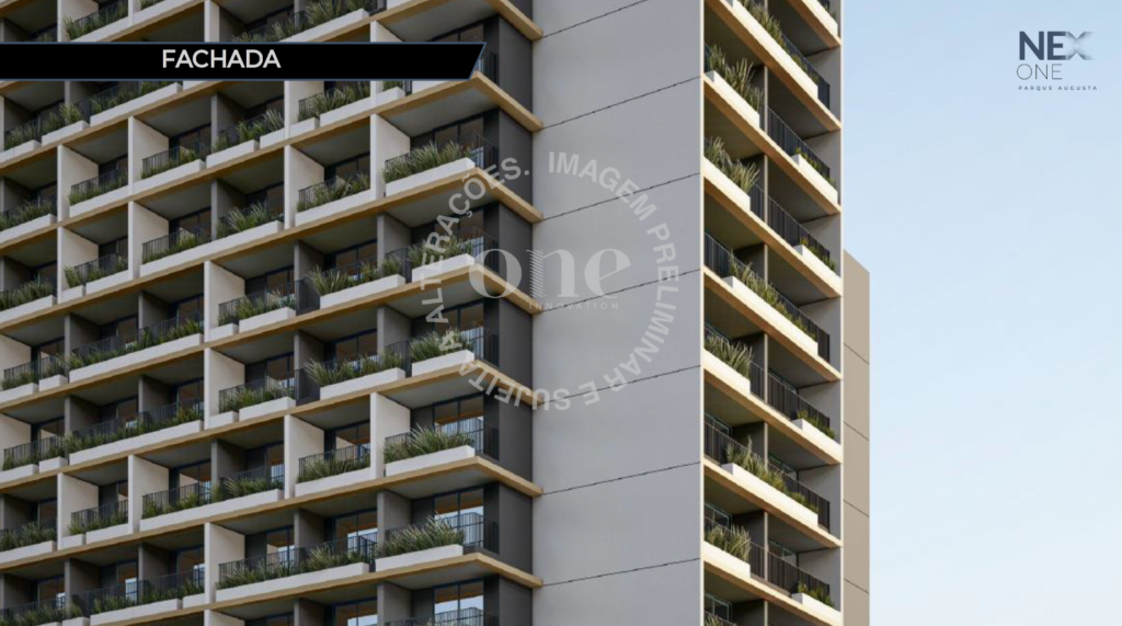 Nex One Parque Augusta - Detalhe Lateral