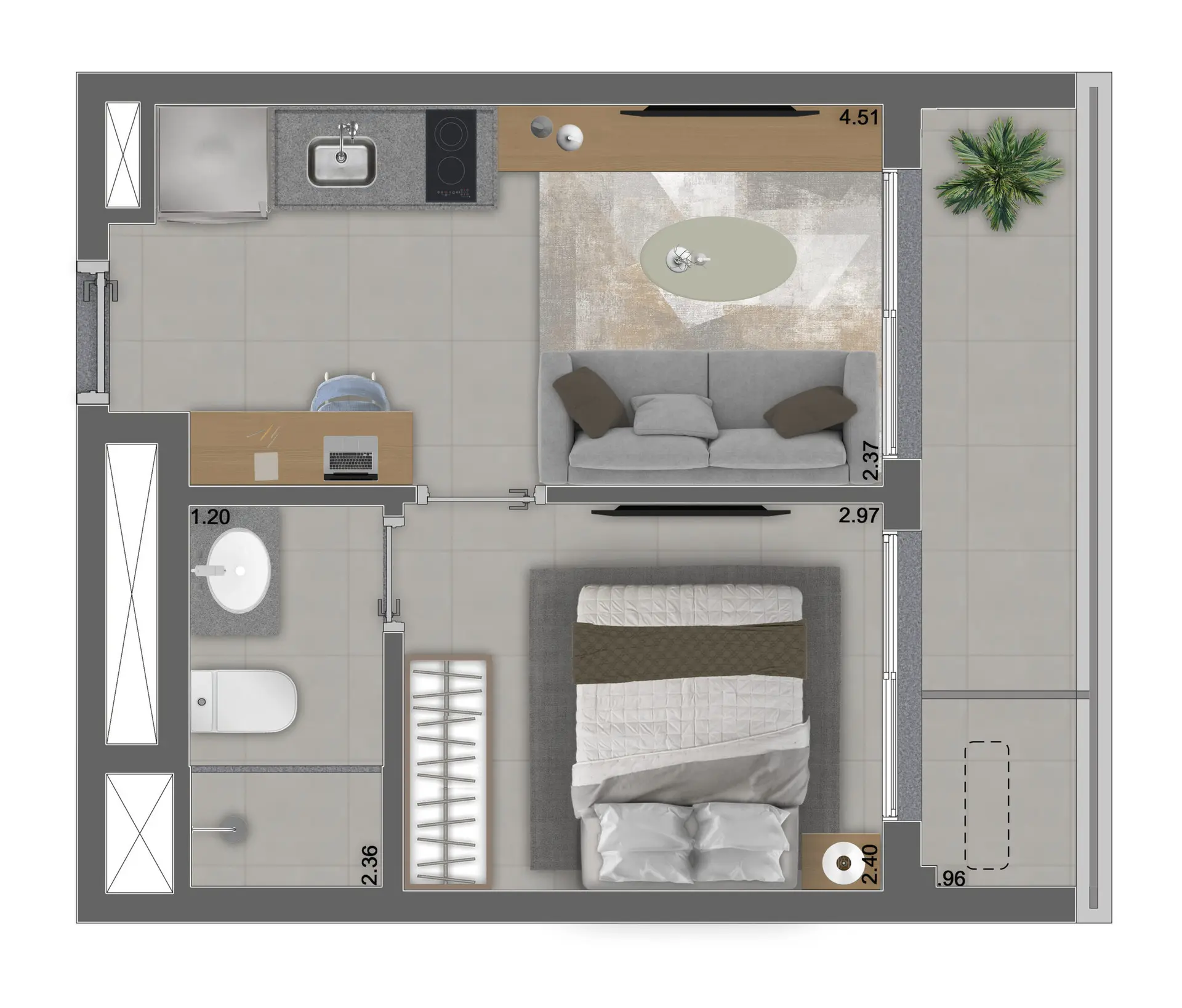 Planta 2 – Nik Estilo Paulista