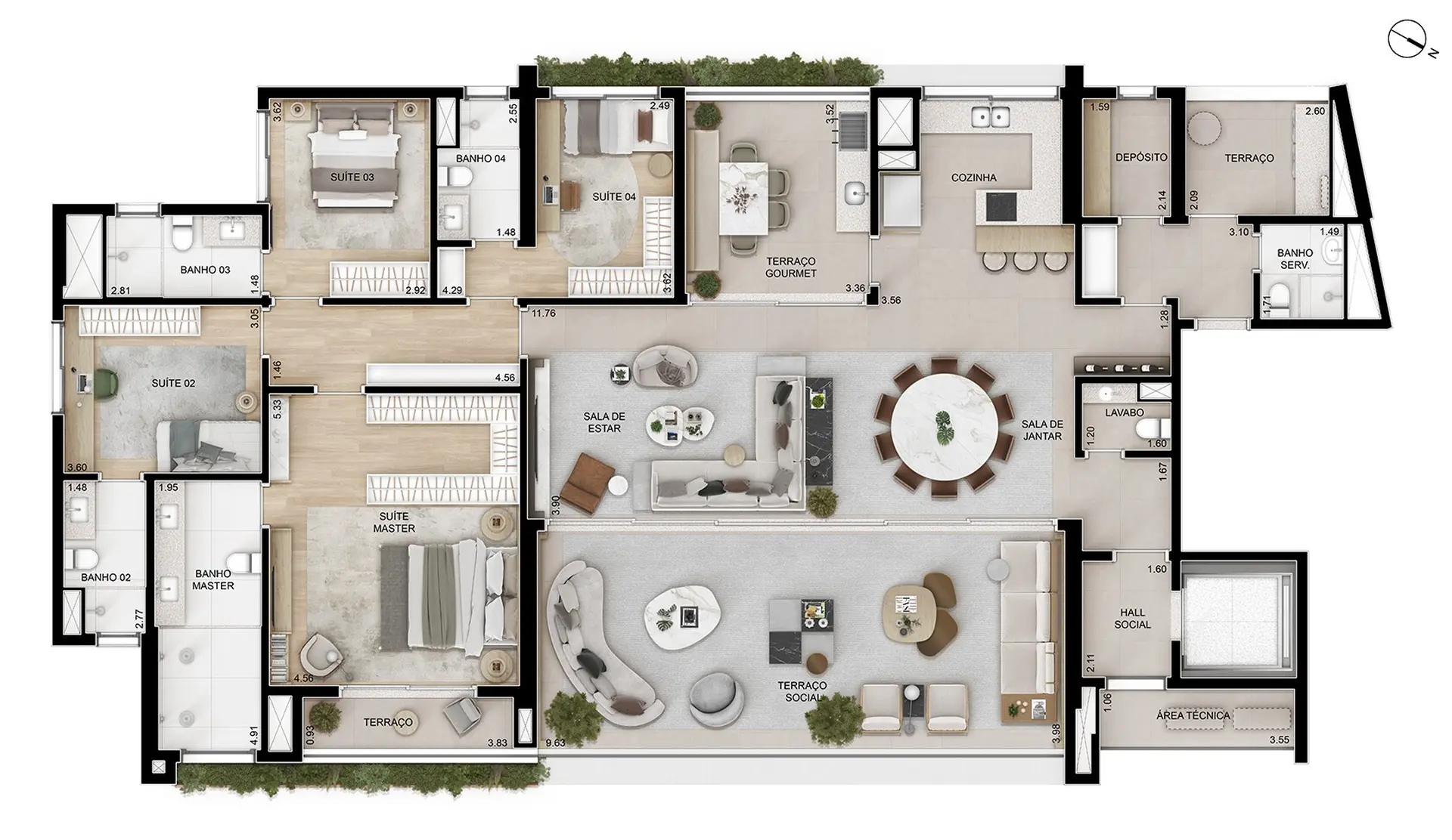 Planta 4 – Ampére Brooklin