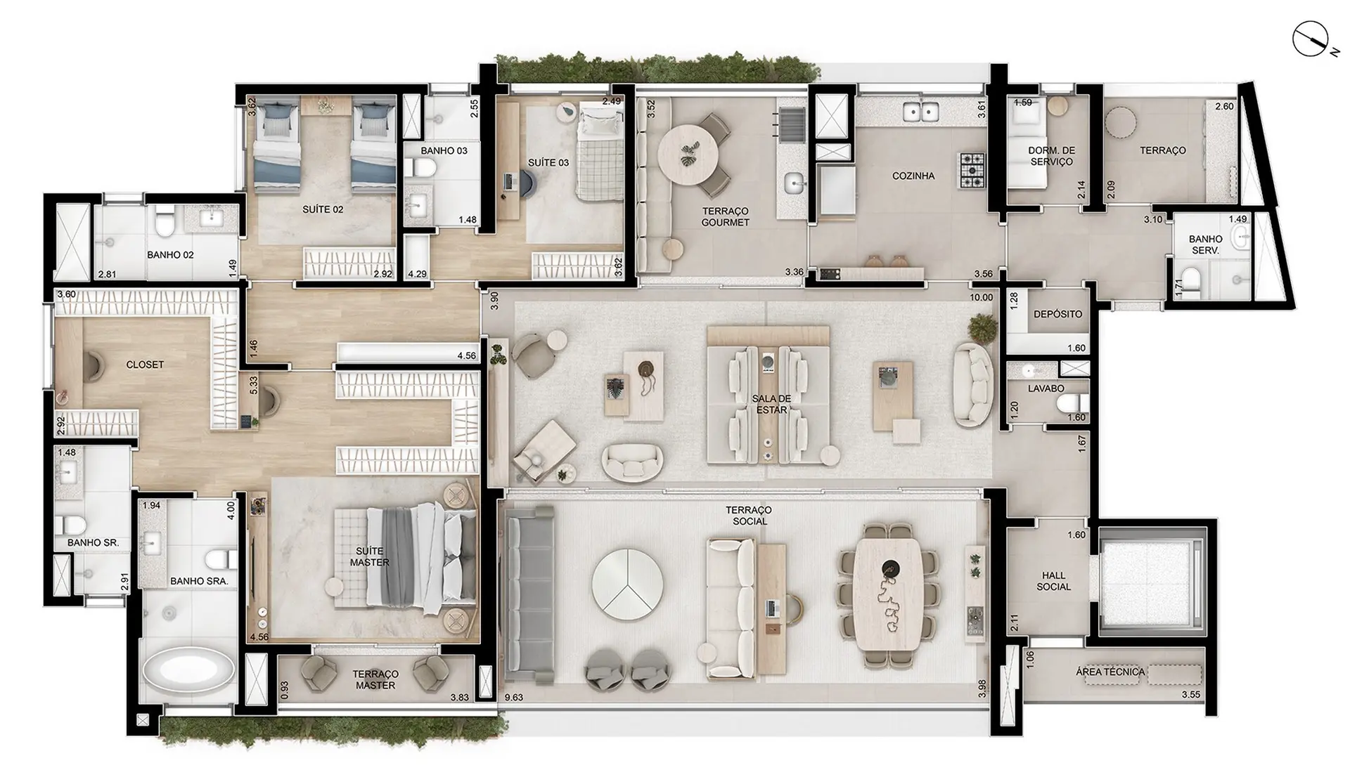 Planta 3 – Ampére Brooklin