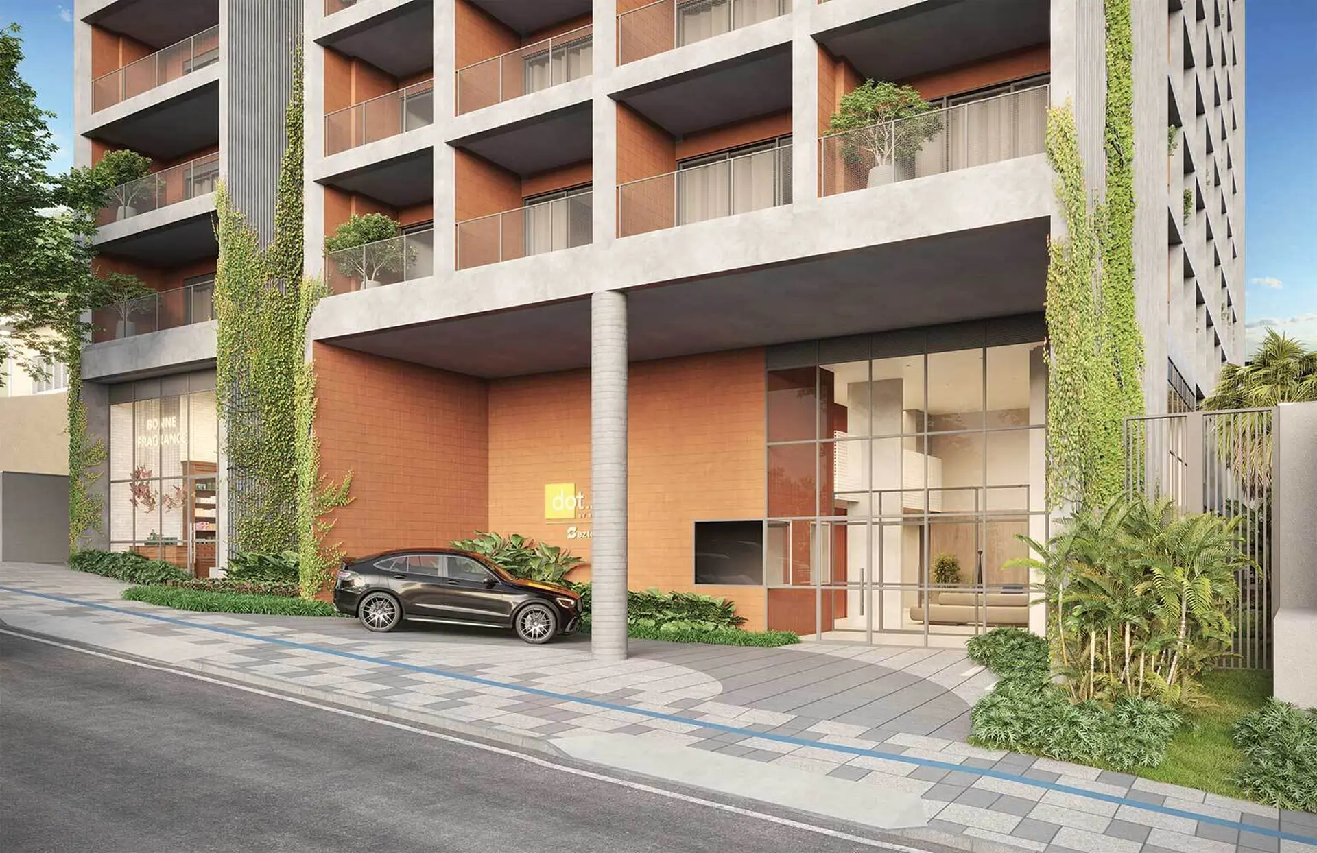 Fachada DOT. 230 by Triptyque – Pinheiros