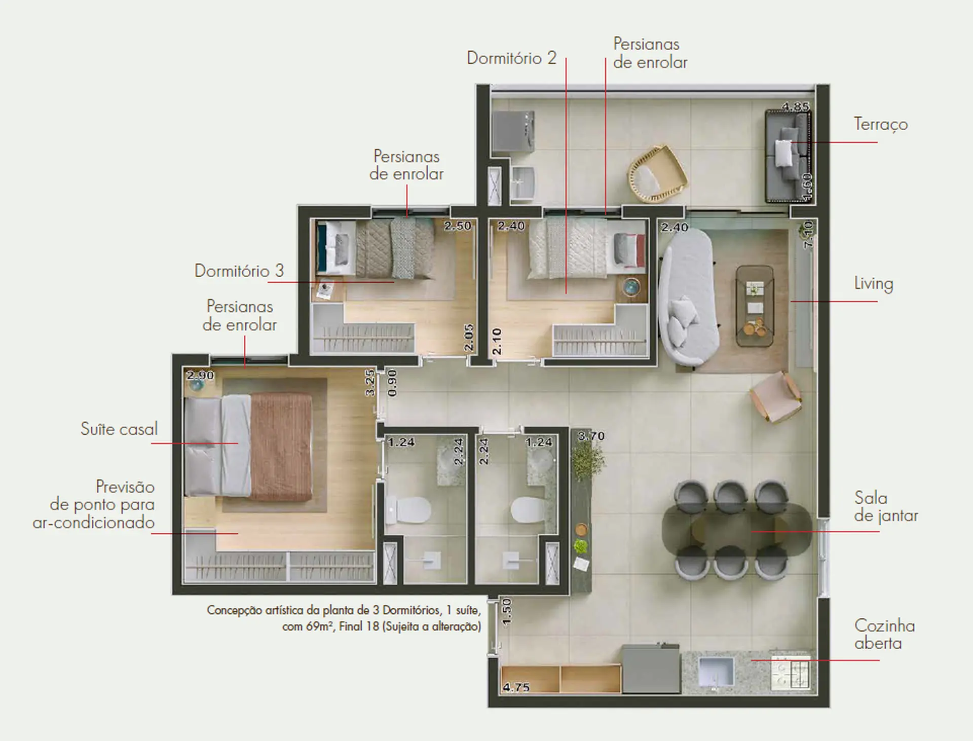 Planta 1 – Join Vila Mariana