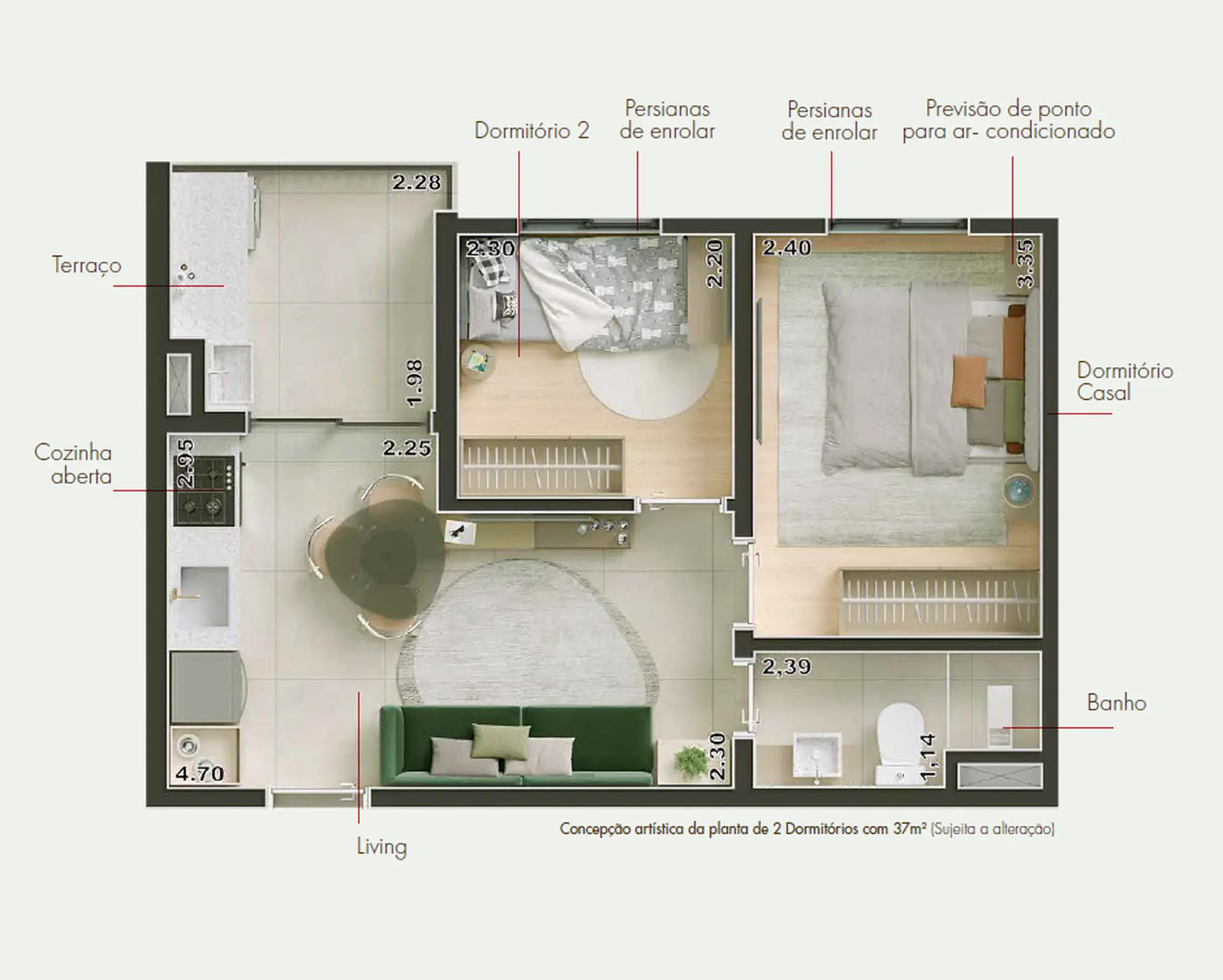 Planta 3 – Join Vila Mariana