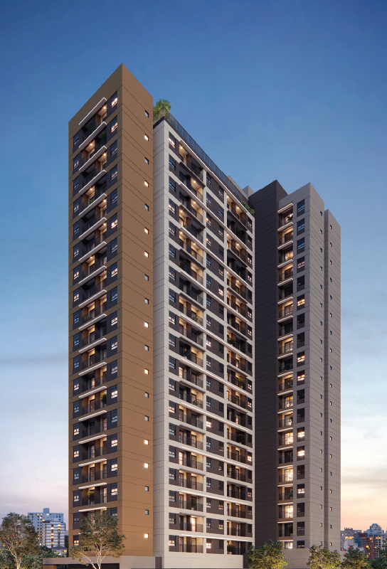 Fachada do QG Vila Nova Conceição by You, lançamento em Vila Nova Conceição, São Paulo