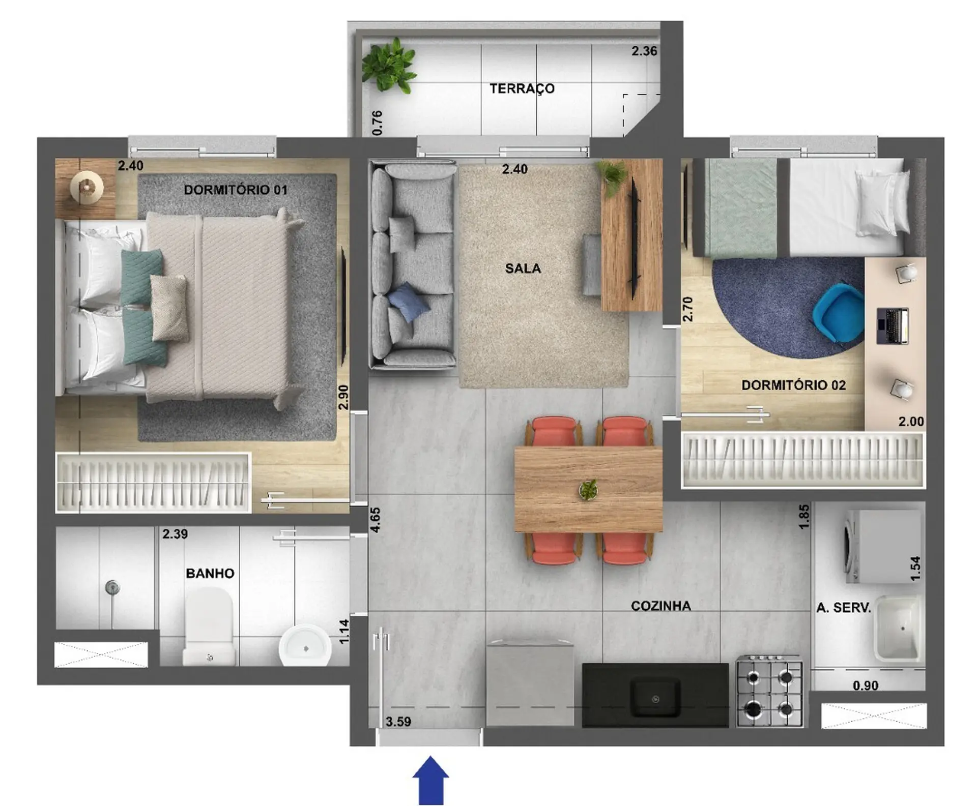 Planta 1 – Arte Santa Marina