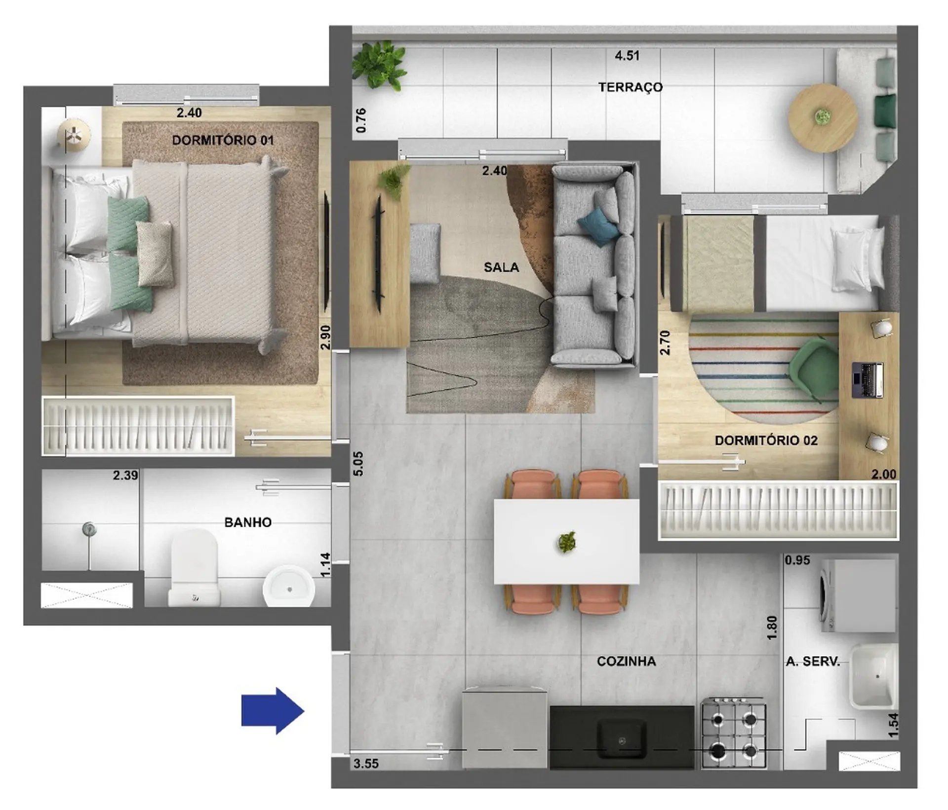 Planta 2 – Arte Santa Marina