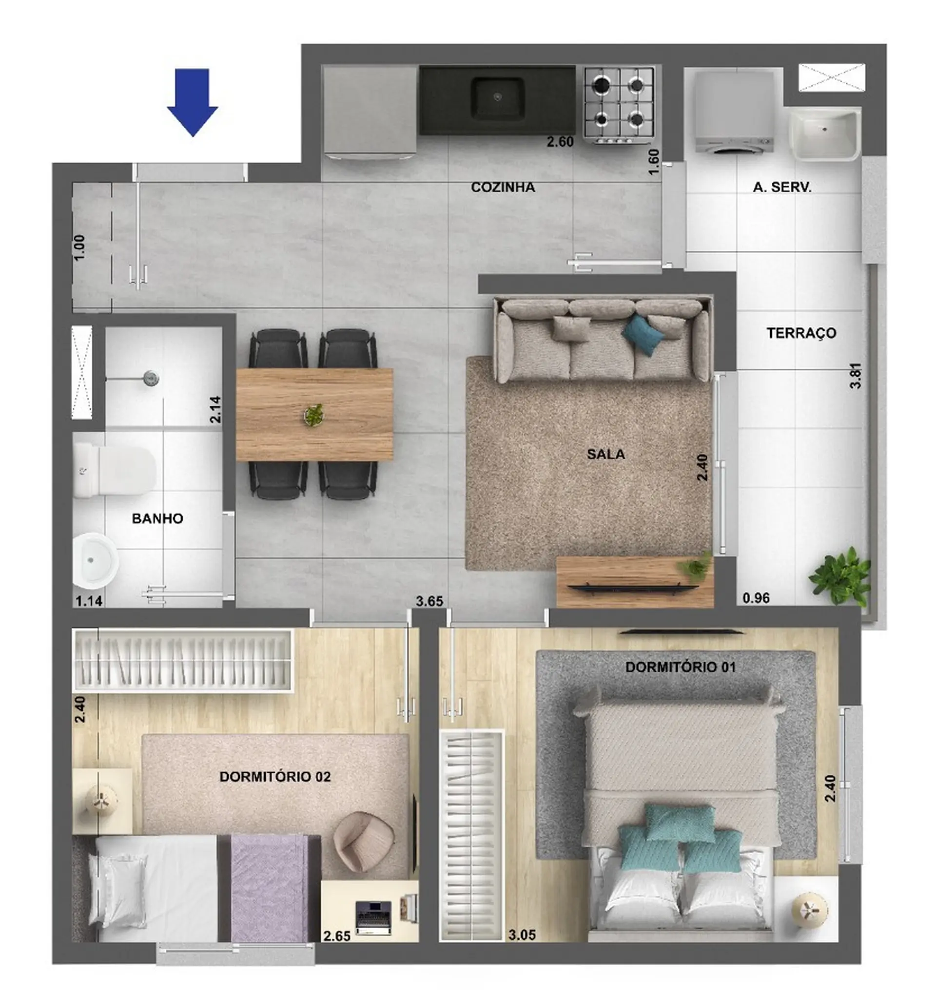Planta 3 – Arte Santa Marina