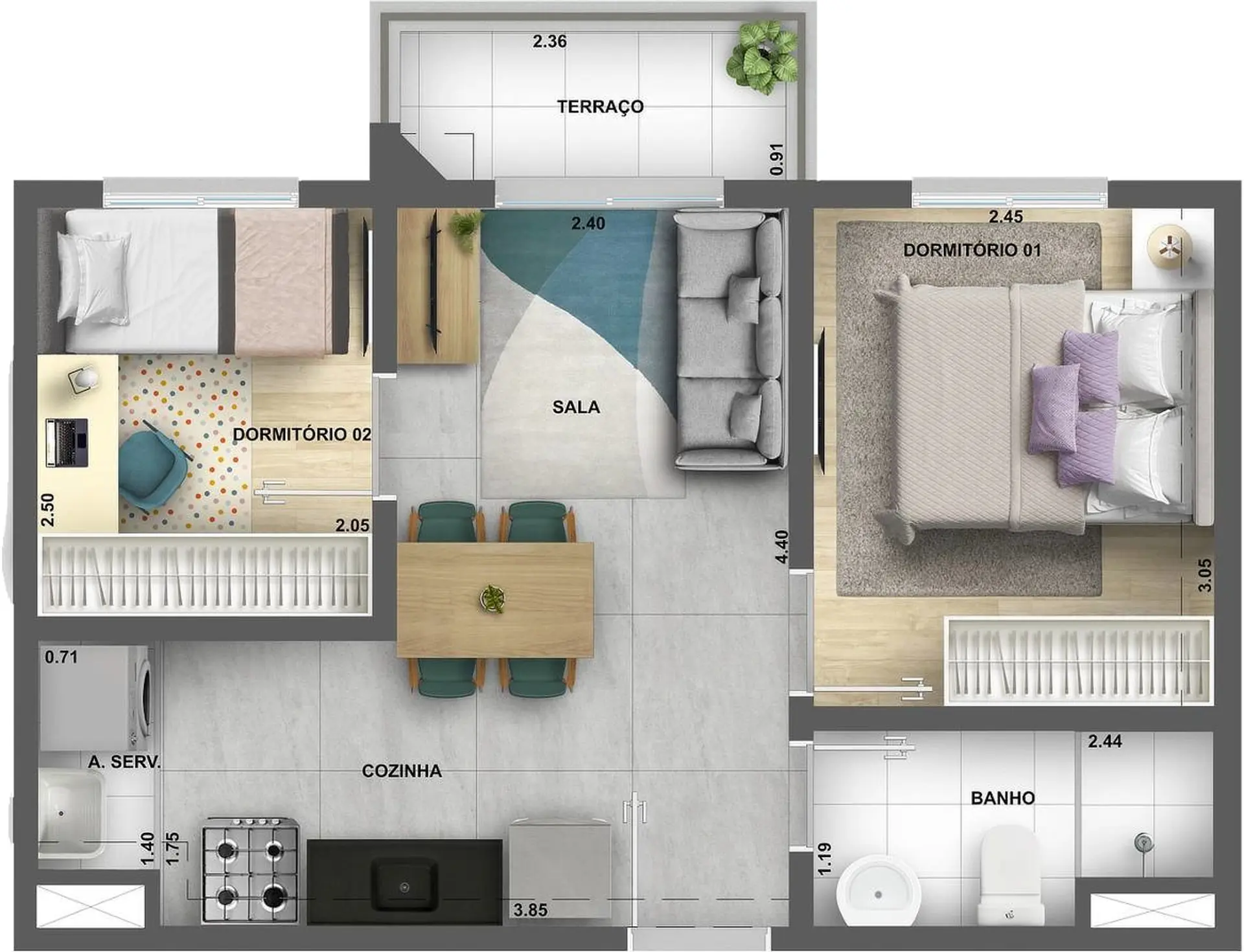 Planta 2 – Like Campo Limpo