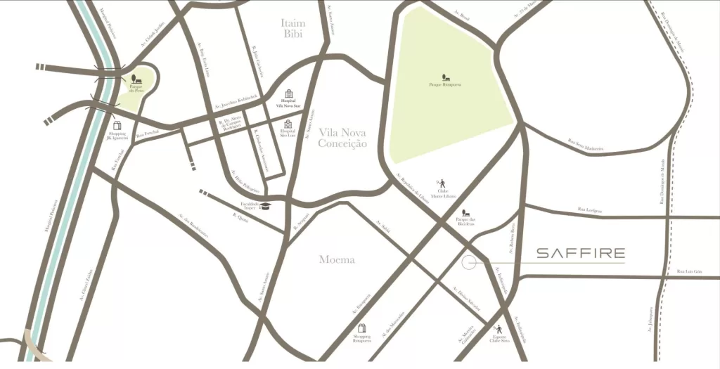 Saffire-Moema-Localização