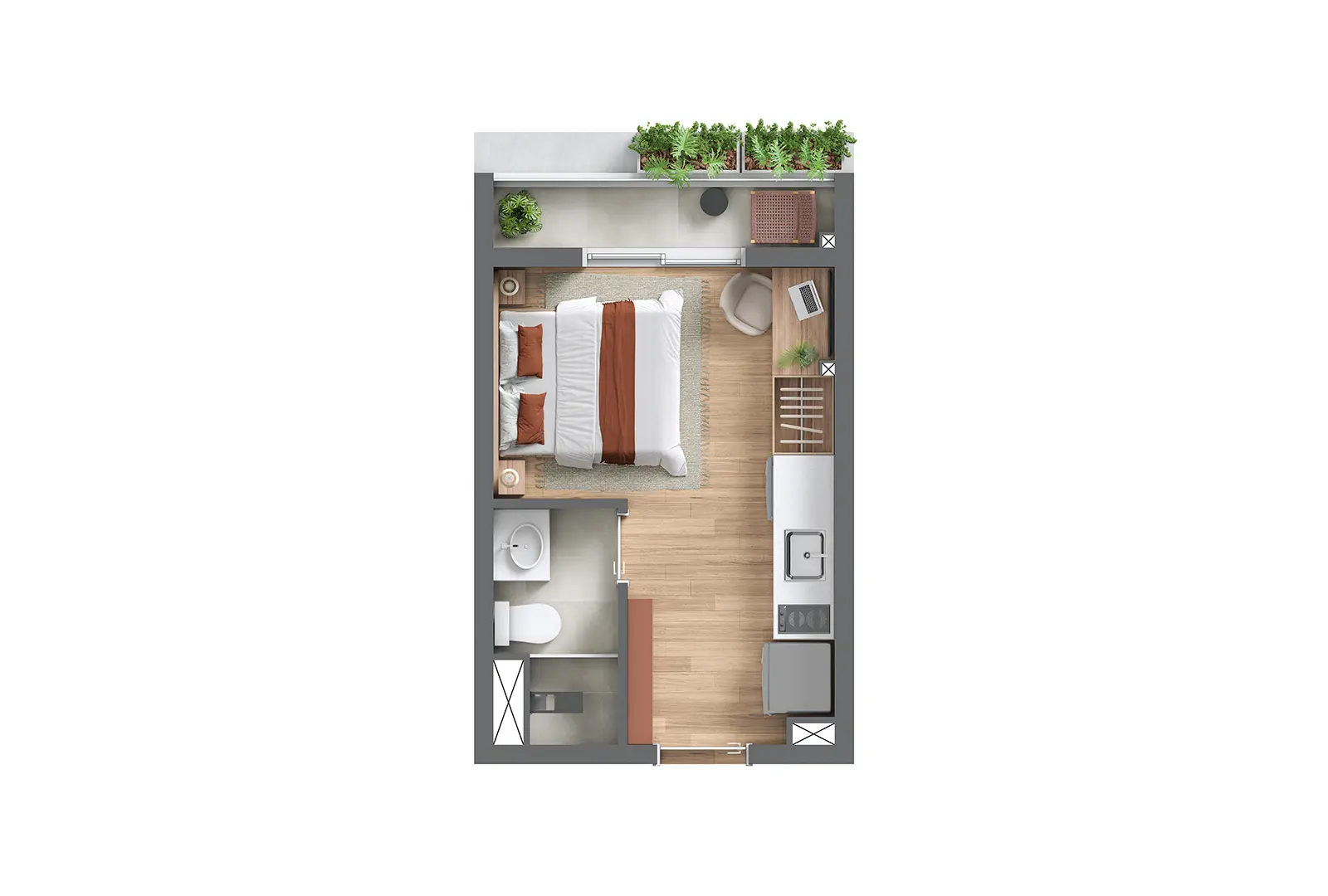 Planta 2 – Nex One Sarutaiá Jardins