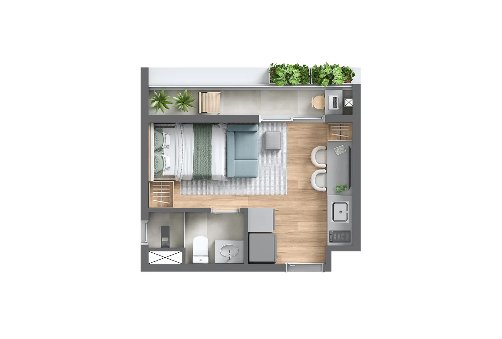 Planta 4 – Nex One Sarutaiá Jardins