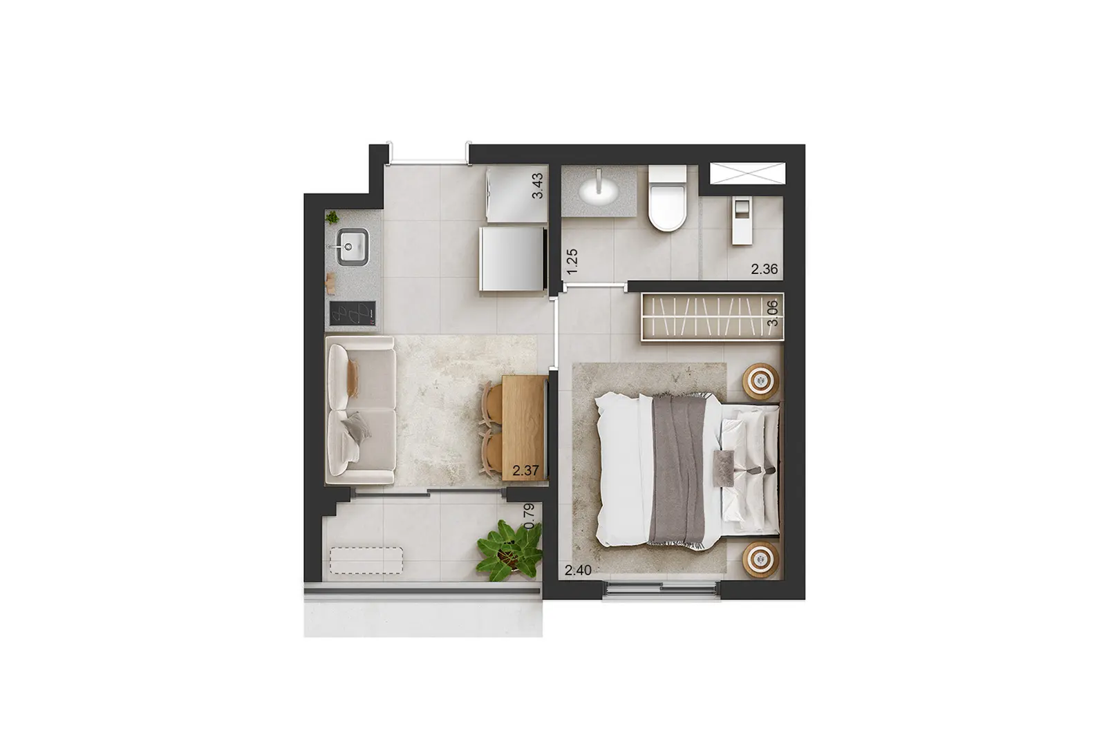Planta 1 – Open Life Frei Caneca