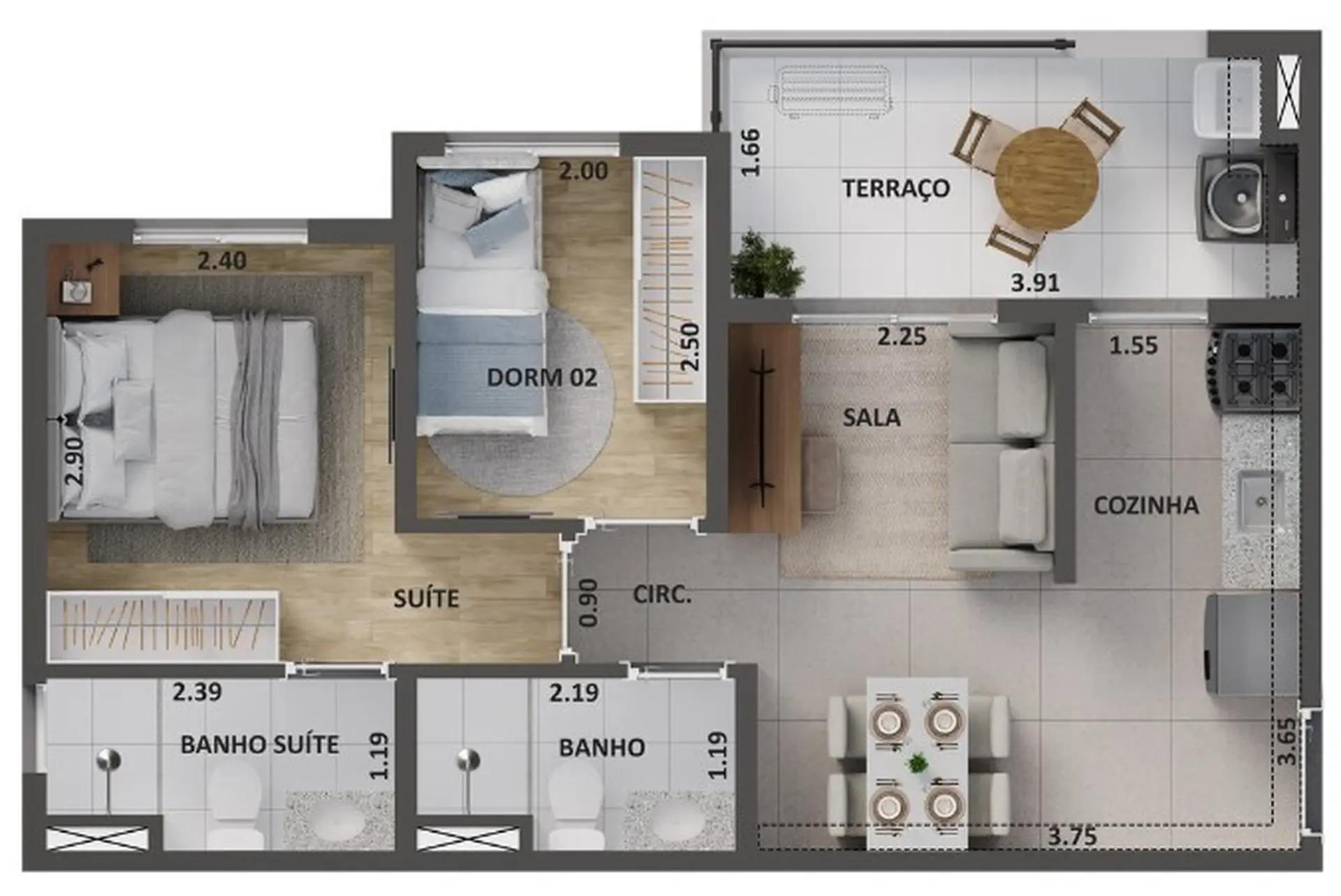 Planta 4 – Cidade Lapa Água Branca