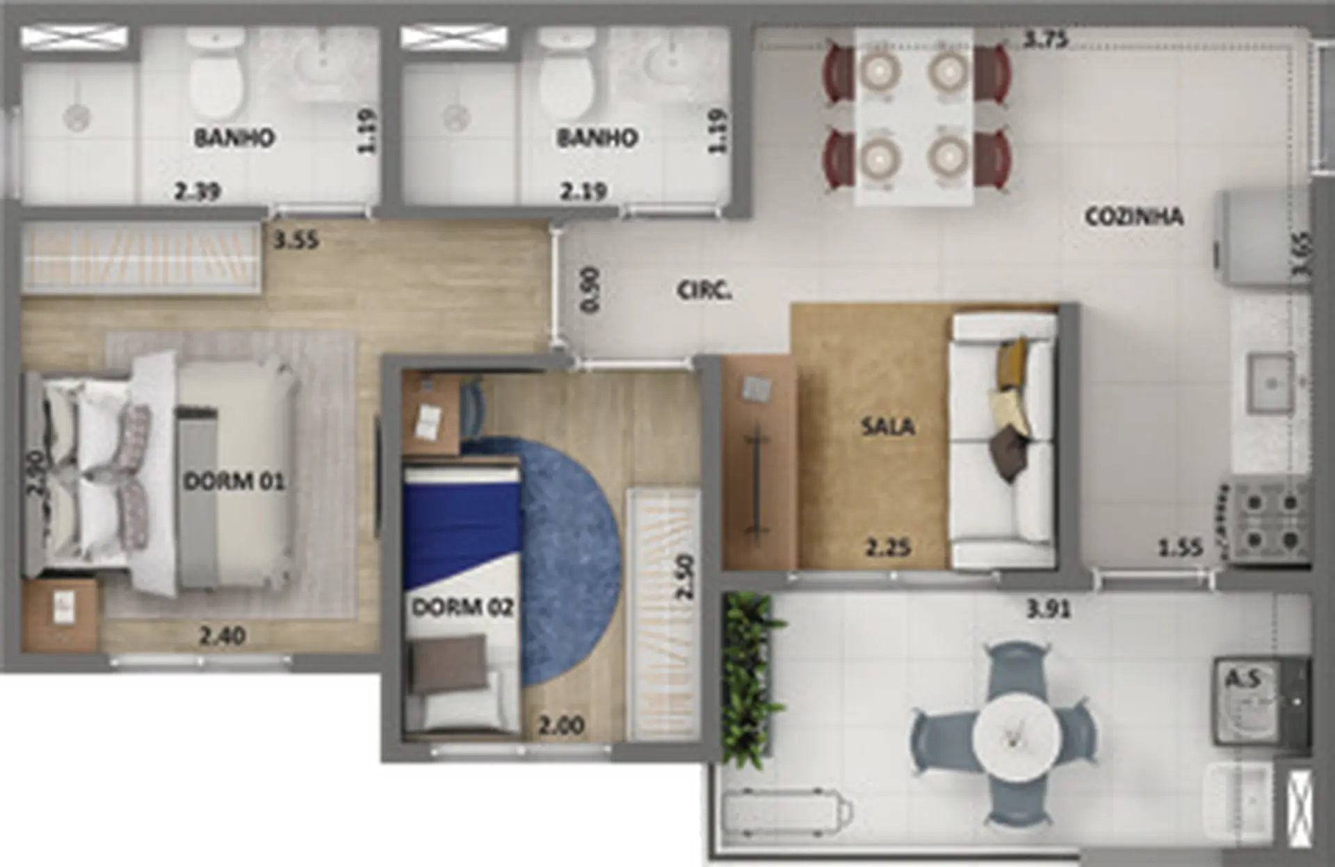 Planta 4 – Cidade Lapa Santa Marina