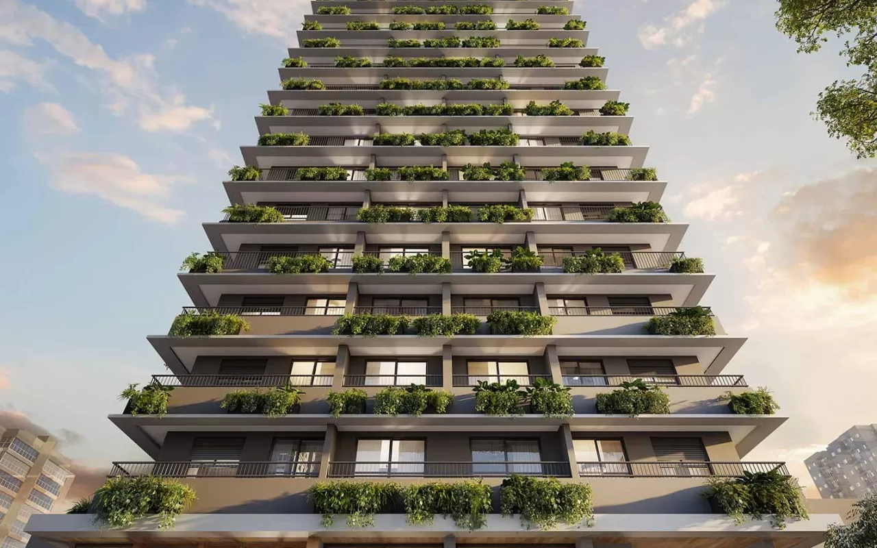 NEX-ONE-Alameda-Itu-Alameda-Itu-Jardins-Lancamento-Studios-para-Investimento-Fachada