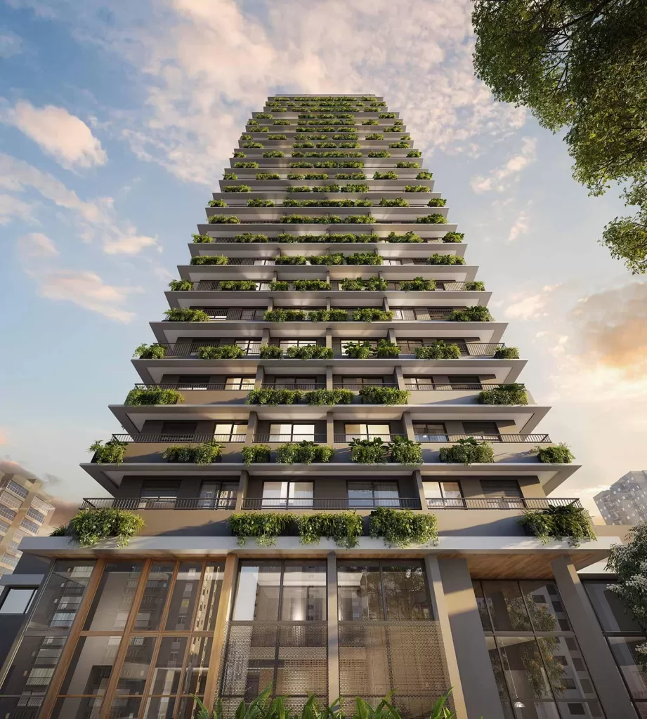 NEX-ONE-Alameda-Itu-Alameda-Itu-Jardins-Lancamento-Studios-para-Investimento-Fachada