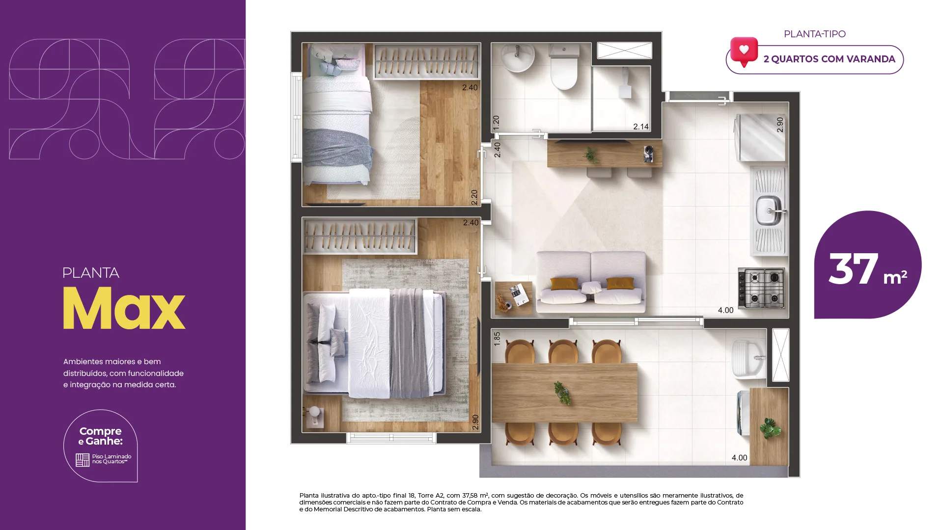 Planta 3 – Novvo Vila Prudente