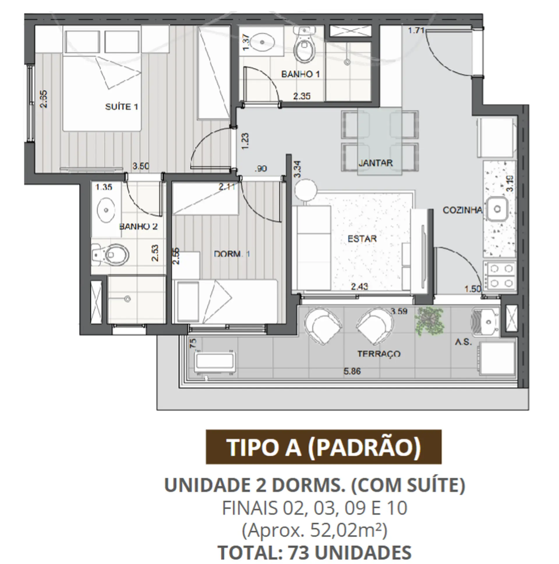 Planta 1 – Plurall Cursino