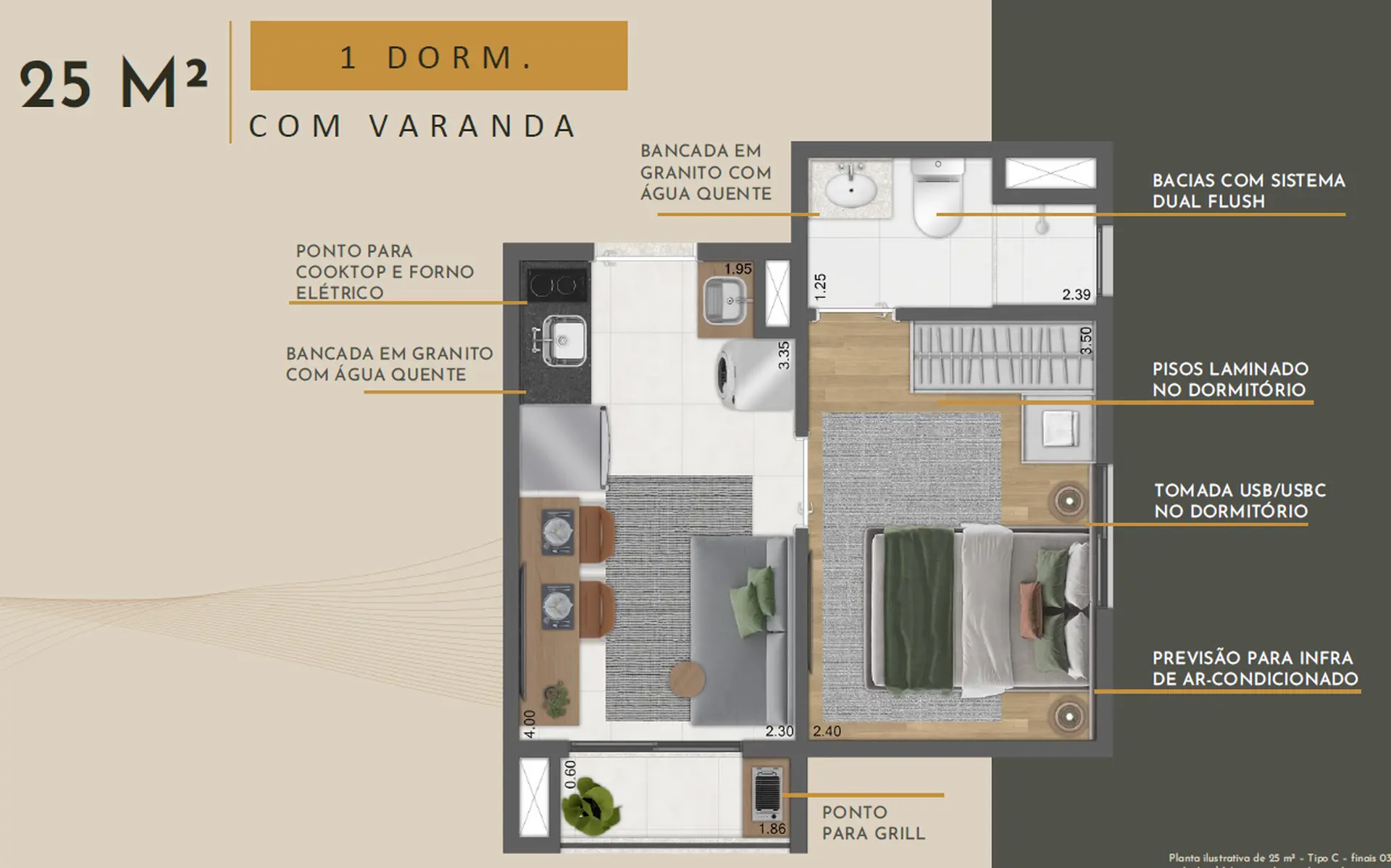 Planta 2 – Soft Clementino | Lançamento da Kallas na Vila Clementino
