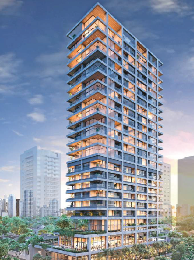 Fachada do empreendimento 155 Jerônimo – Residencial