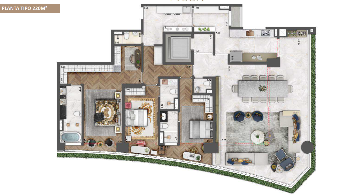 220 m² – Villa Milano Versace Home