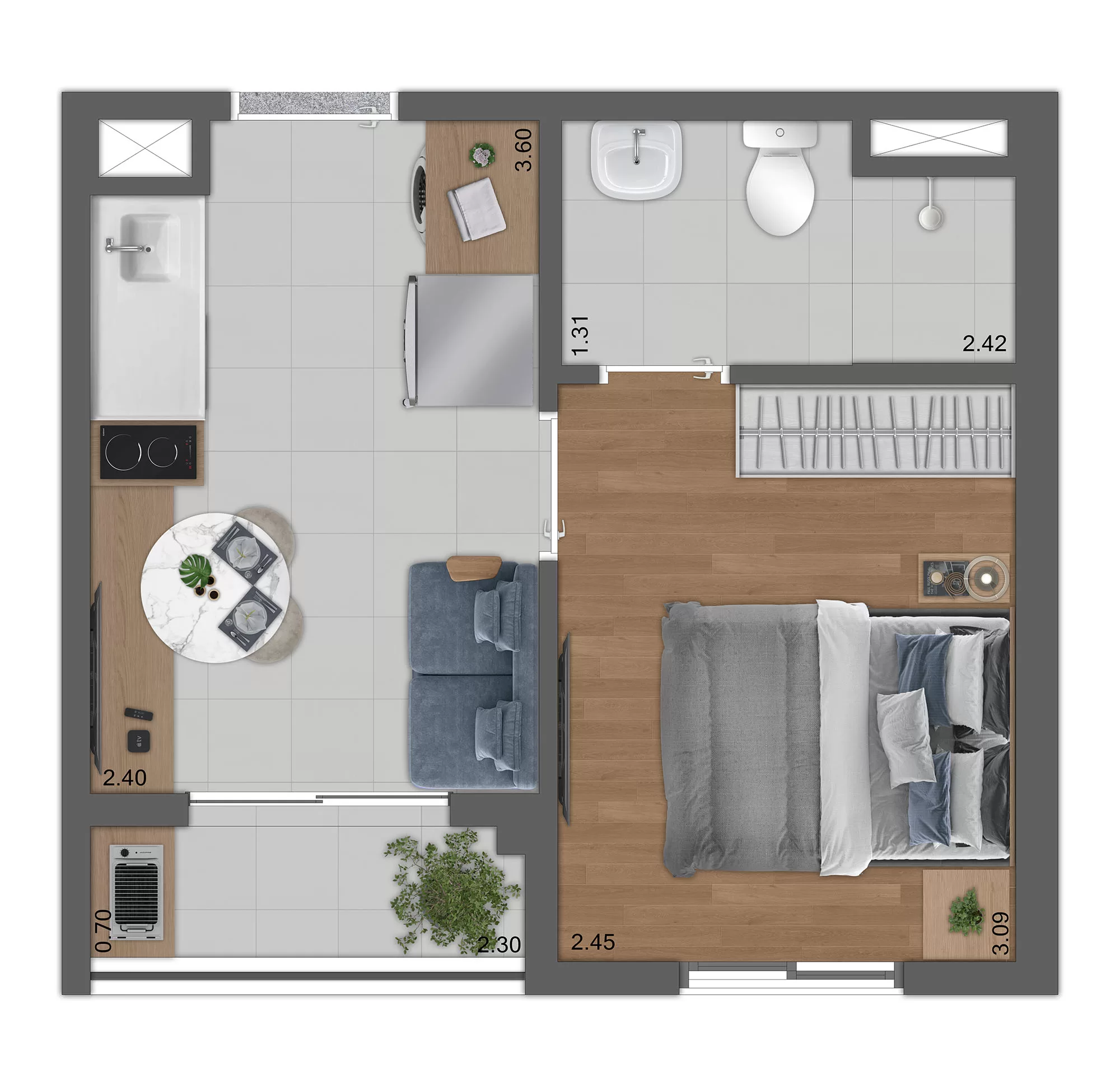 24m² – Uniko Vila Olímpia