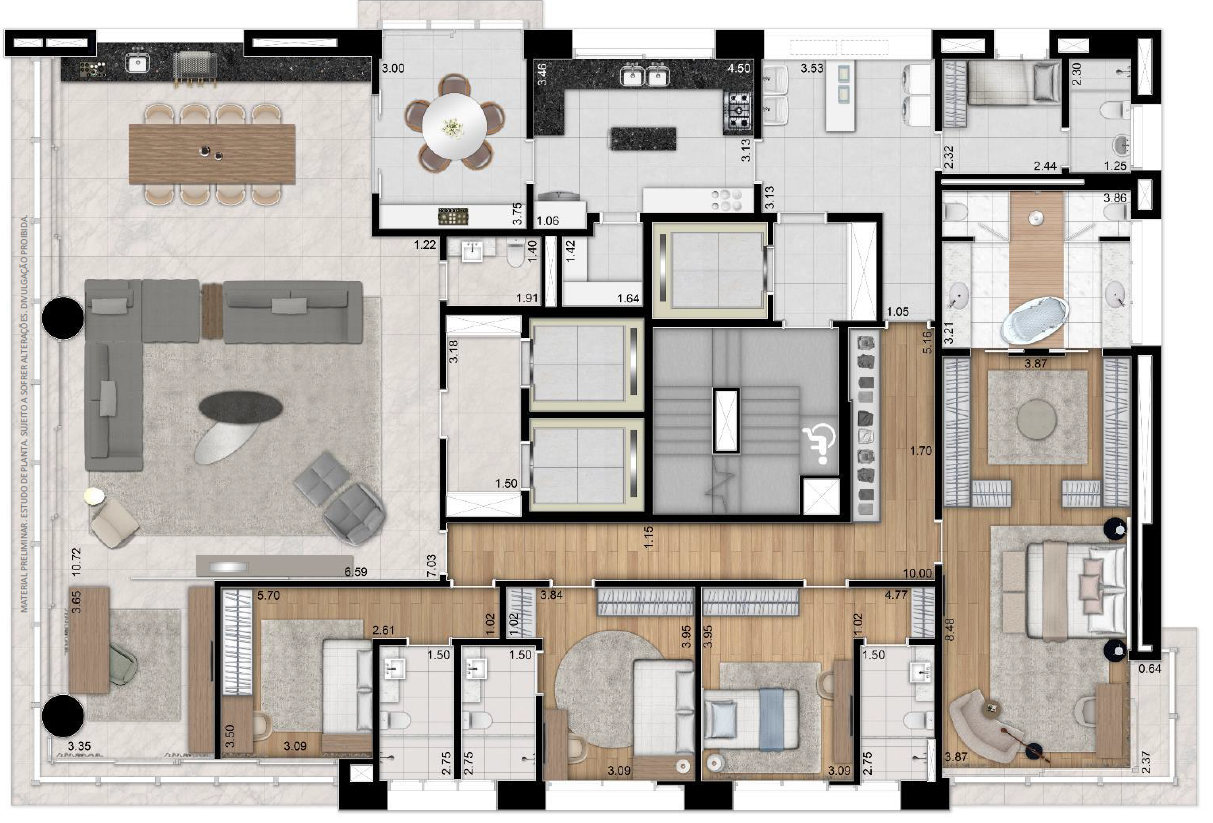 335m² | 4 Suítes – Casa Leopoldo