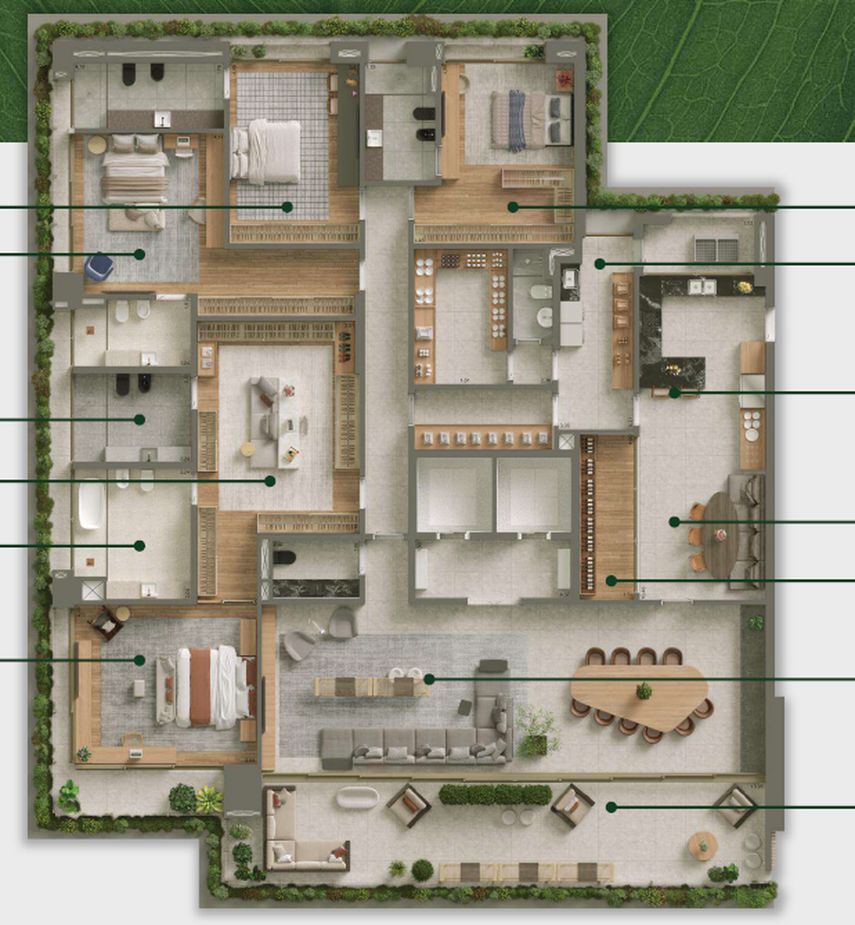 4 dorm | 453m² | 5 Vagas – Vista Parque Ibirapuera