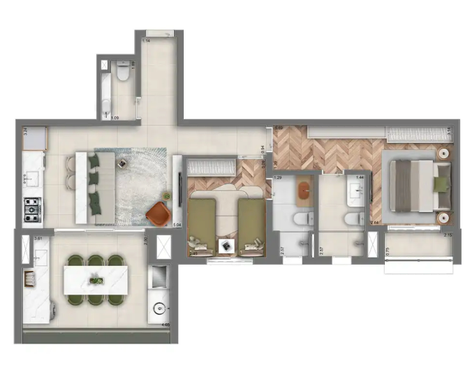 80 m² – MAC Brooklin