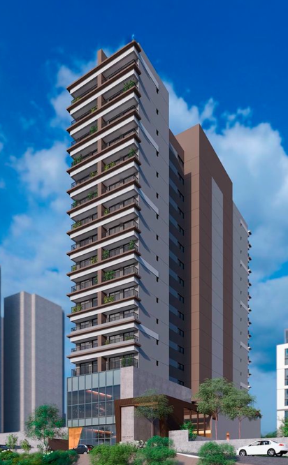 Fachada do empreendimento Stay Moema by Helbor