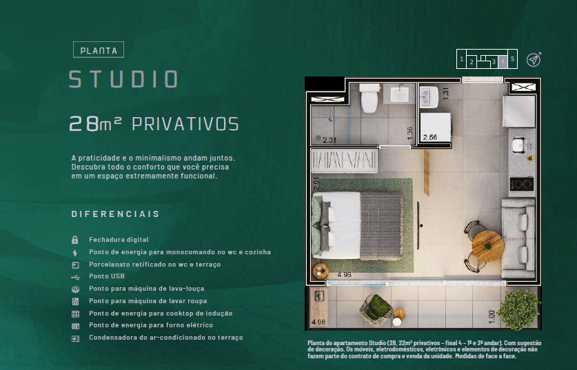 Planta 1 – Cosmopolita Campo Belo