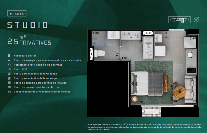 Planta 3 – Cosmopolita Campo Belo