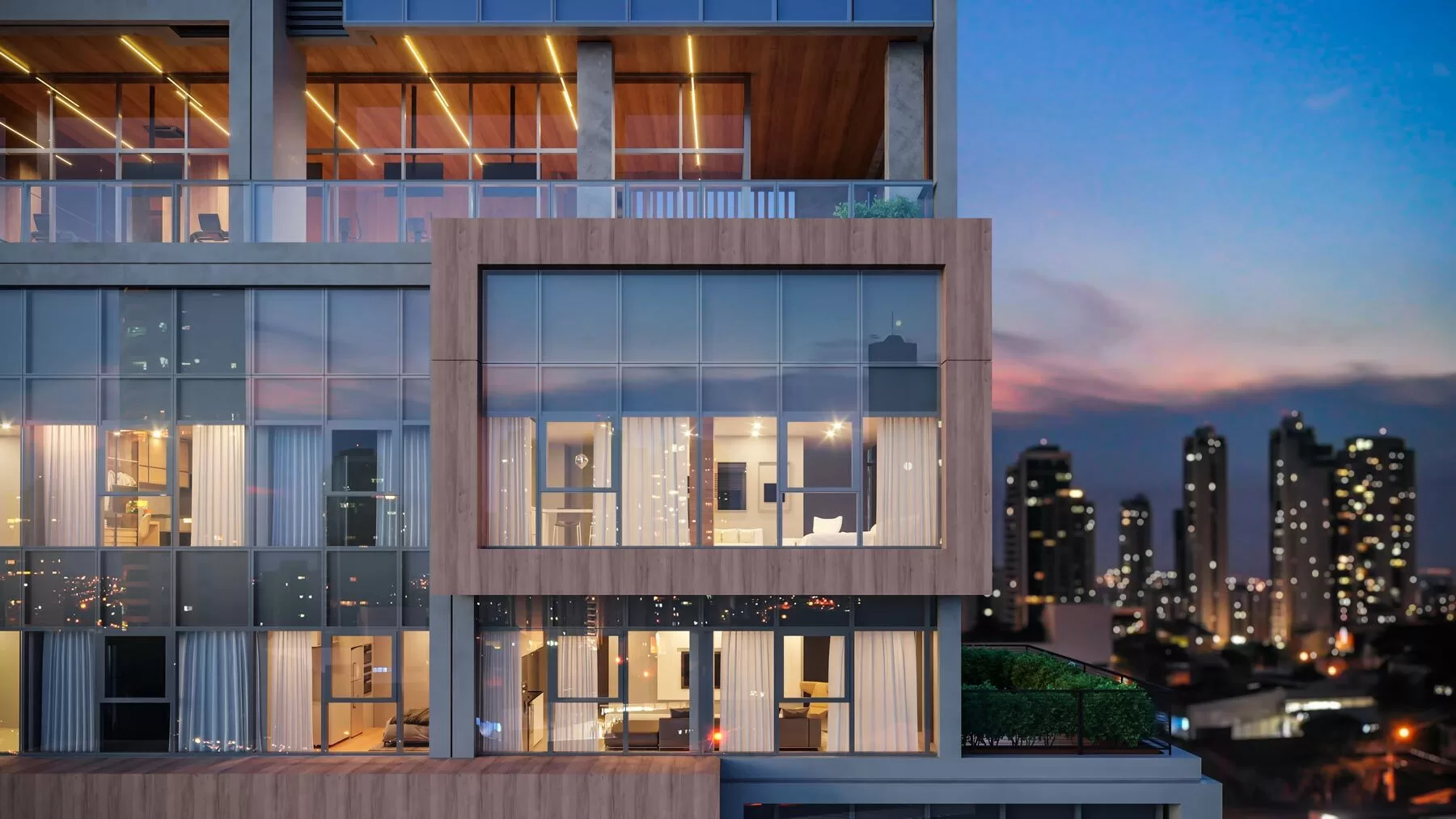 Fachada JK Square Residence – Itaim Bibi