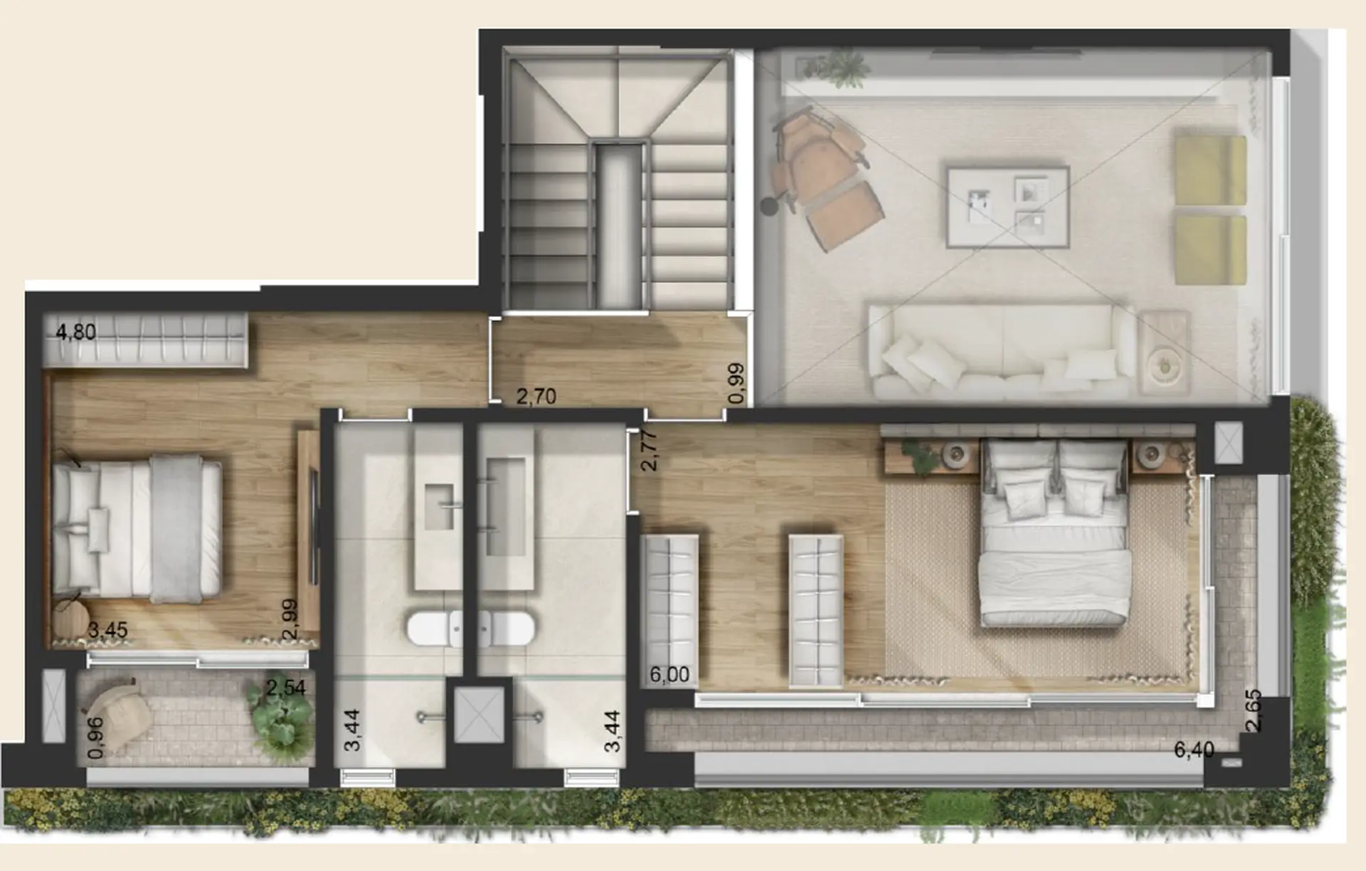 185m² | Duplex Superior – Janô Itaim