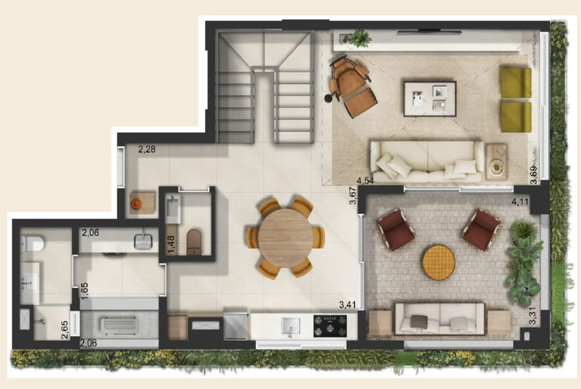 185m² | Duplex Inferior – Janô Itaim