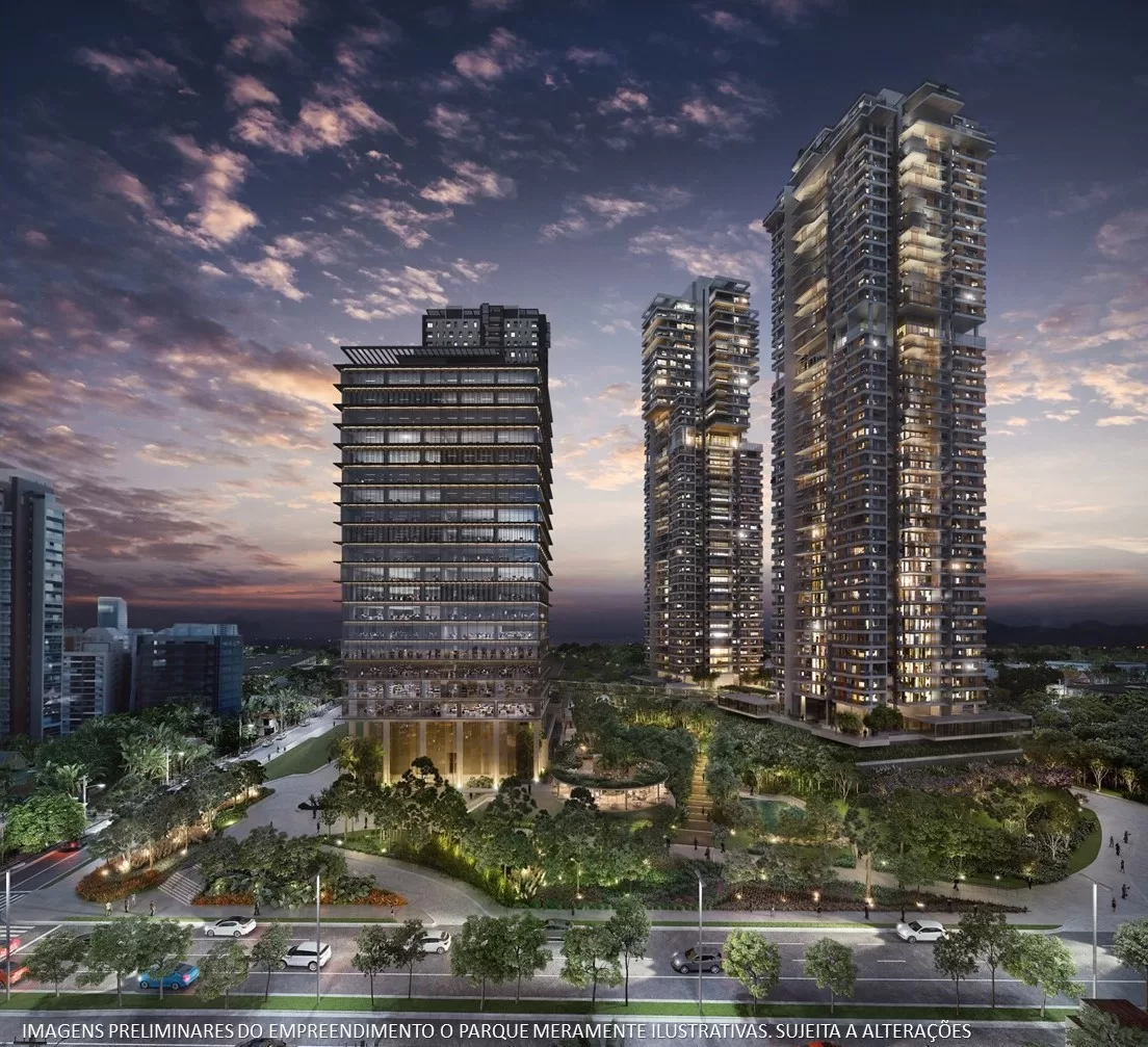 Fachada O Parque | Torre Folhagem – Brooklin